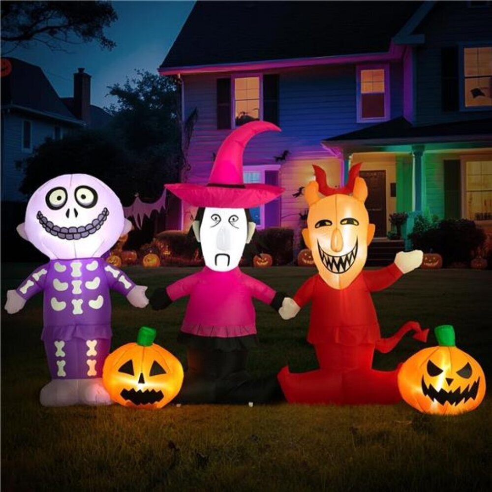 Spooky Inflatable Yard Decoration 5Ft Halloween Outdoor